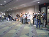 Short line to see Baltar